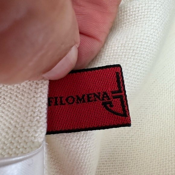 Filomena Fernandez Fringed Sweater/Jacket, Size S/M - Picture 12 of 12